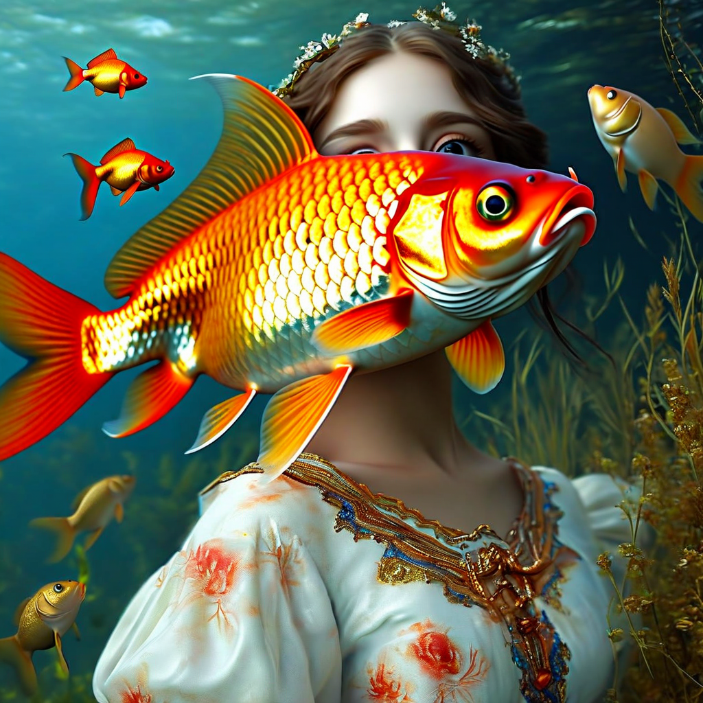 Рибка і чарівна перлина: казка про дружбу та взаємодопомогу